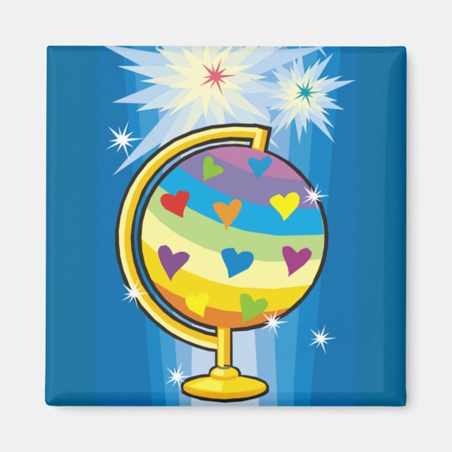 The Starry Globe - Magnet (Front)