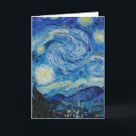 the starry night 1889 by vincent van gogh card<br><div class="desc">the starry night 1889 by vincent van gogh</div>