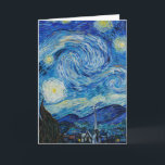 the starry night 1889 by vincent van gogh card<br><div class="desc">the starry night 1889 by vincent van gogh</div>