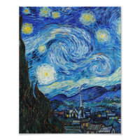 The Starry Night (1889) by Vincent Van Gogh