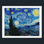 "THE STARRY NIGHT" 1889 BY VINCENT VAN GOGH POSTER<br><div class="desc">"THE STARRY NIGHT" 1889 BY VINCENT VAN GOGH ON POSTER
FROM THE COLLECTION OF THE JOHN PAUL GETTY MUSEUM</div>