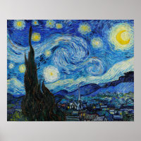 The Starry Night (1889) by Vincent Van Gogh