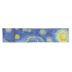 The Starry Night, 1889 by Vincent van Gogh Short Table Runner