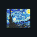 The Starry Night (1889) Canvas Print<br><div class="desc">The Starry Night (1889) by Vincent Van Gogh.</div>
