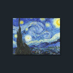 The Starry Night by Van Gogh Canvas Print<br><div class="desc">The Starry Night by Van Gogh. 
Please visit my store for more interesting design and more colour choice =>  zazzle.com/iwheels*</div>