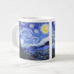 The Starry Night by Van Gogh Large Coffee Mug<br><div class="desc">An oil painting by the Dutch master Vincent Van Gogh(1853-1890) Probably his most famous painting, Van Gogh painted 'The Starry Night' in 1889 from memory while in an asylum in France where he checked himself in for depression.The scene depicts the view from his bedroom window. In the painting there is...</div>