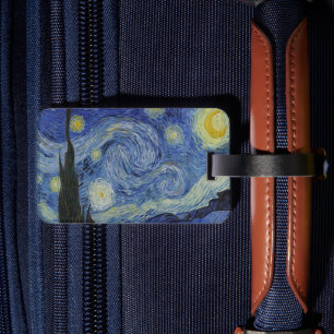 The Starry Night by Van Gogh  Luggage Tag