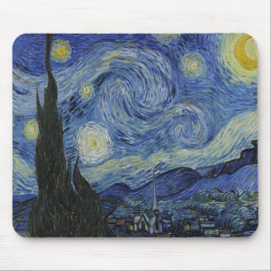 The Starry Night by Van Gogh Mouse Pad