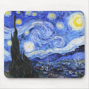 The Starry Night by Van Gogh Mouse Pad