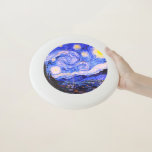 The Starry Night By Van Gogh Wham-O Frisbee<br><div class="desc">Oil painting by the Dutch master Vincent Van Gogh(1853-1890) Probably his most famous painting, Van Gogh painted 'The Starry Night' in 1889 from memory while in an asylum in France where he checked himself in for depression.The scene depicts the view from his bedroom window. In the painting there is the...</div>