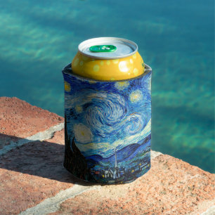 The Starry Night by Vincent Van Gogh Can Cooler