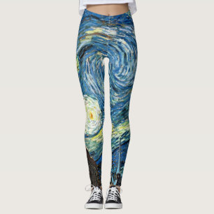 The Starry Night by Vincent Van Gogh Leggings
