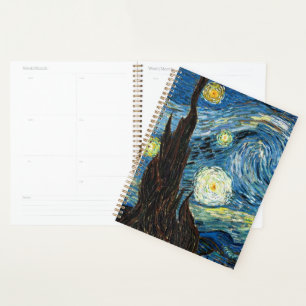 The Starry Night by Vincent Van Gogh Planner