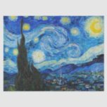 The Starry Night by Vincent Van Gogh  Tissue Paper<br><div class="desc">The Starry Night by Vincent Van Gogh</div>