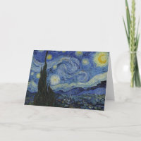 The Starry Night, oil painting, Vincent Van Gogh