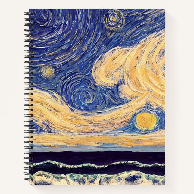 The Starry Night Sherpa Notebook (Front)