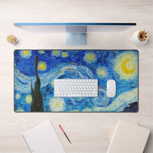 The Starry Night   Van Gogh   Desk Mat