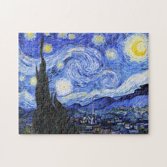 The Starry Night Van Gogh Jigsaw Puzzle (Horizontal)