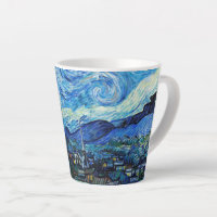 The Starry Night Van Gogh Latte Coffee Mug