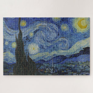 The Starry Night (Vincent van Gogh) (Famous Art) Jigsaw Puzzle
