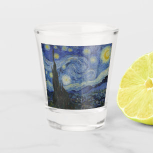 The Starry Night (Vincent van Gogh) (Famous Art) Shot Glass