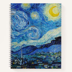 The Starry Night - Vincent Van Gogh Notebook