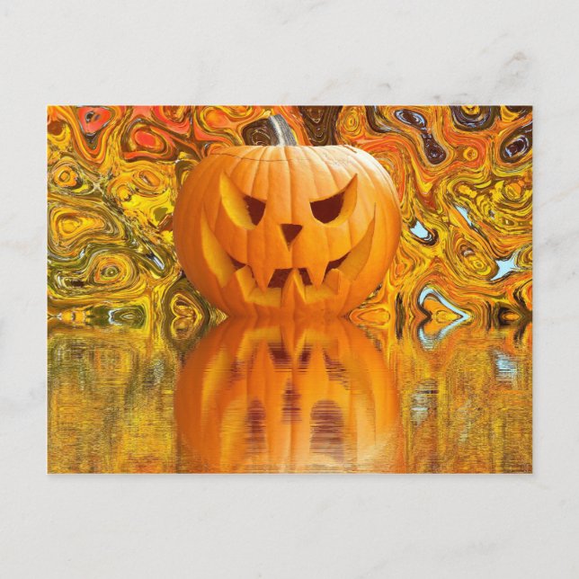 The Starry Pumpkin Postcard (Front)
