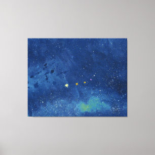 The starry sky canvas print