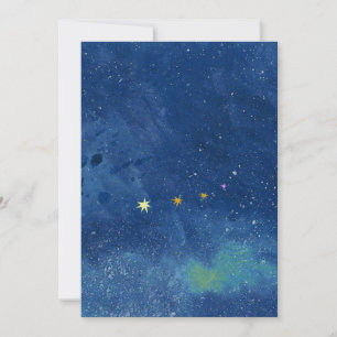  The starry sky illustration  Invitation