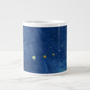The starry sky illustration Large Coffee Mug