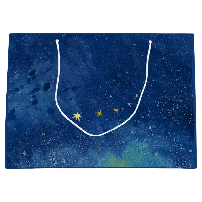  The starry sky   Large Gift Bag (Front)