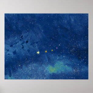 The starry sky poster