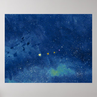 The starry sky poster