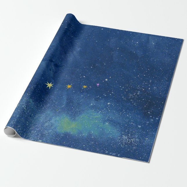  The starry sky  Wrapping Paper (Unrolled)