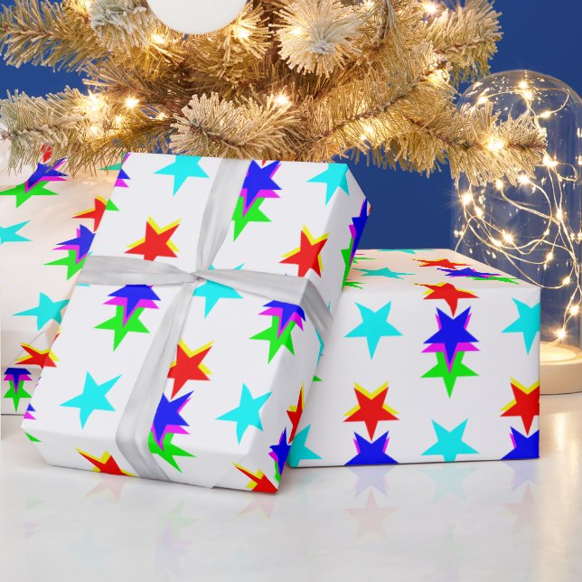The Stars Align, Colourful Fun Birthday Kids Adult Wrapping Paper (Holidays)