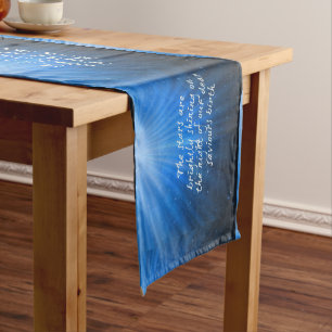 The Stars Shining Bright On The Dear Saviours Birt Short Table Runner