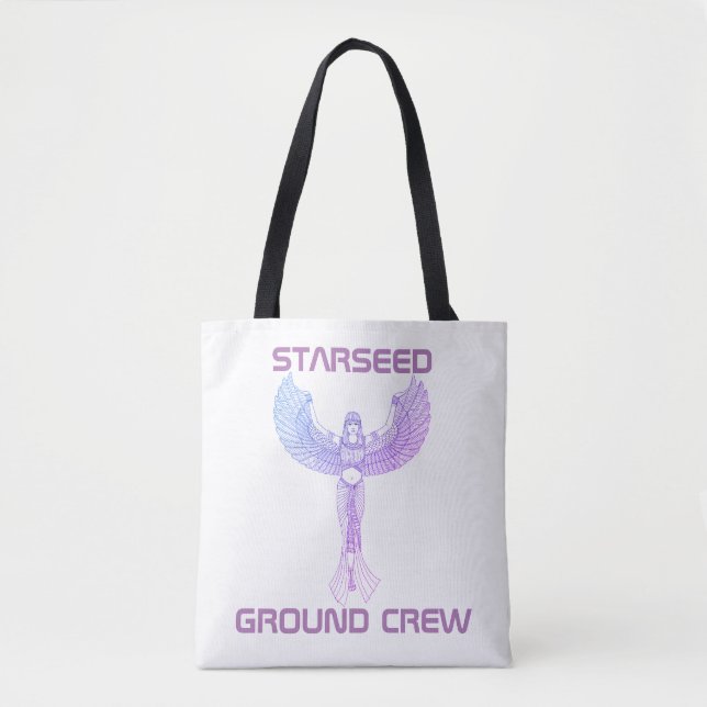 The Starseed Ground Crew Collection Tote Bag (Front)