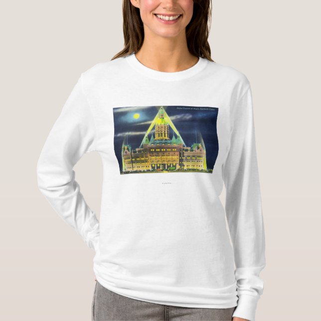 The State Capitol Building at Night T-Shirt (Front)