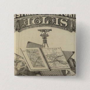 The State of Indiana 15 Cm Square Badge