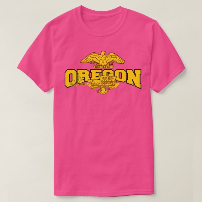 The State of Oregon gift T-Shirt (Design Front)