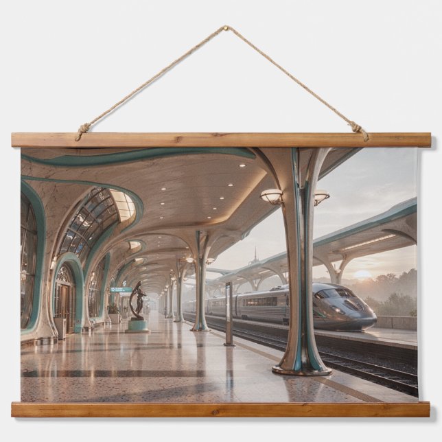 The Station Hanging Tapestry (Front)