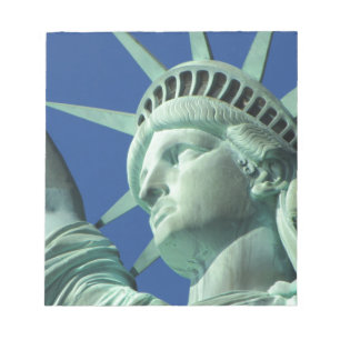 The Statue Of Liberty At New York City Notepad