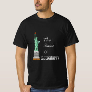 The statue of Liberty black T-Shirt