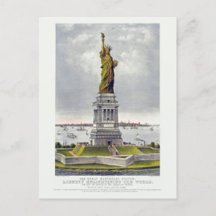The Statue of Liberty, The Great Bartholdi Statue Postcard