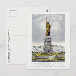 The Statue of Liberty, The Great Bartholdi Statue Postcard