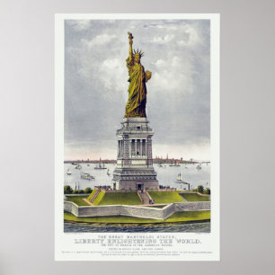 The Statue of Liberty, The Great Bartholdi Statue Poster