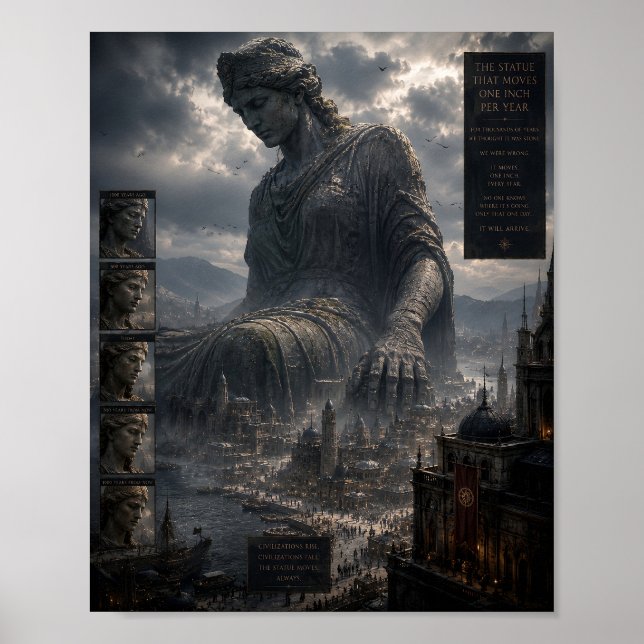 The Statue That Moves One Inch Per Year Poster (Front)