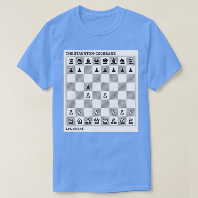 The StauntonCochrane The Sicilian Defence  T-Shirt (Design Front)