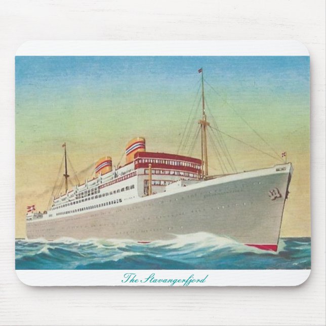 The Stavangerfjord Mouse Pad (Front)