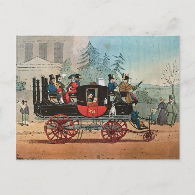 The Steam Coach Postcard (Front)